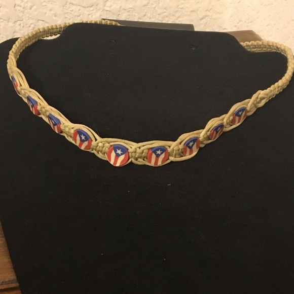 Jewelry Puerto Rico Flag Necklacechoker Poshmark